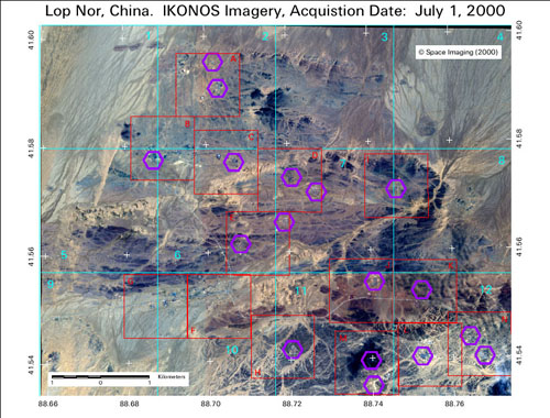 商业卫星拍摄到的中国核试验场(组图)